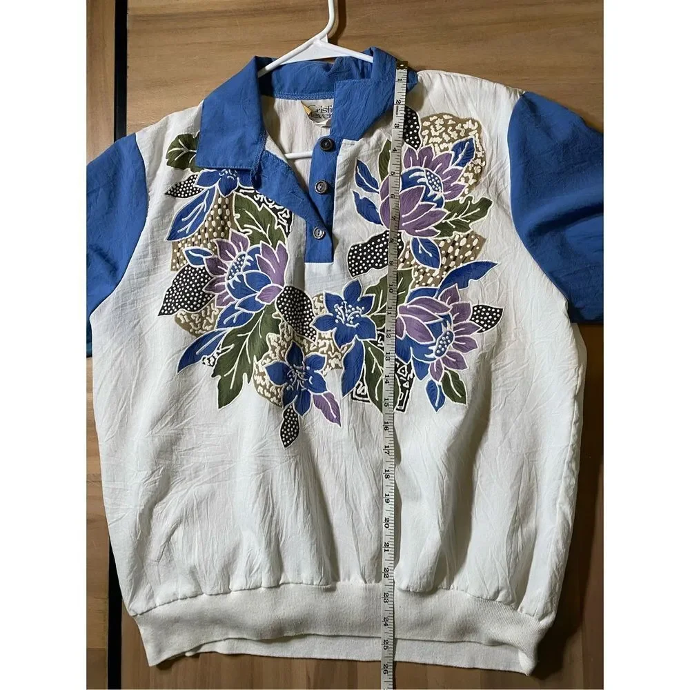 ‎Cristin Stevens Pull Over Blouse